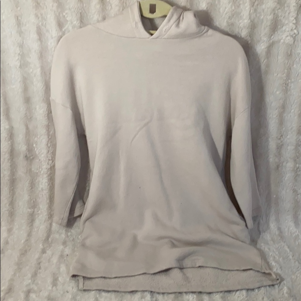 Lennon+Wolfe Ryan Hooded Tunic in Sand